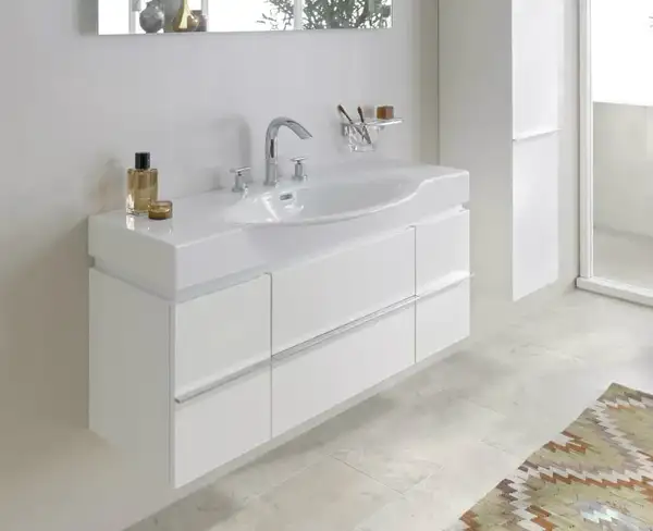 LAUFEN PALACE тумба 119,5*37,5см для умывальника 811704, 812704, белый (H4013010754631) фото 3 Aquada.com.ua