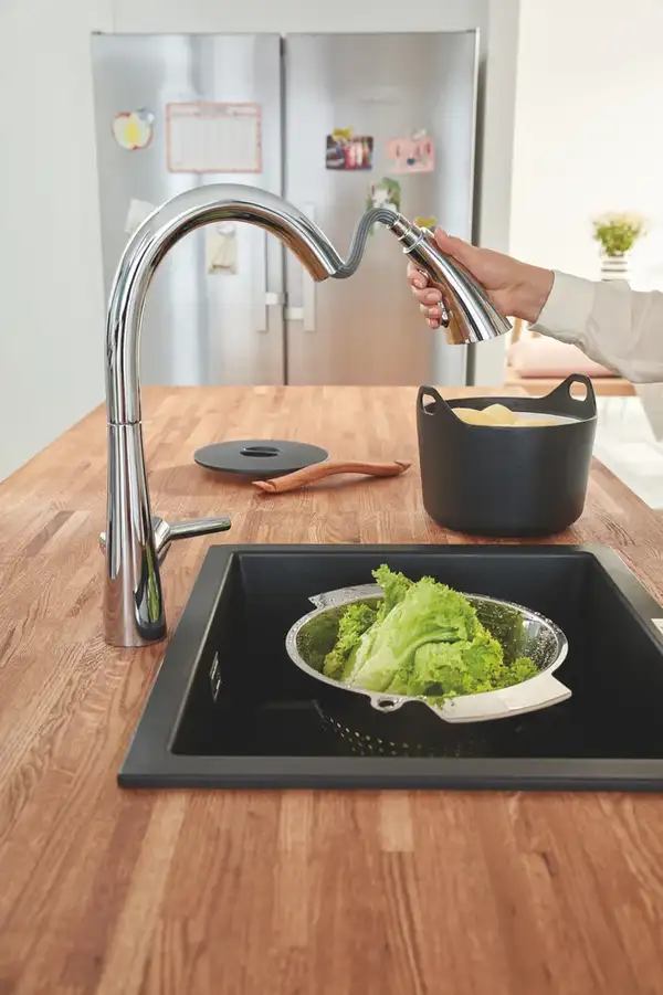 Grohe K700U Мийка кухонна, графіт (31654AP0)
