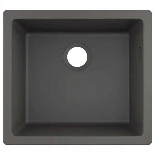 Мойка для монтажа под столешницу Hansgrohe S51 S510-U450 (цвет - серый камень) 450 (43431290) фото 1 Aquada.com.ua