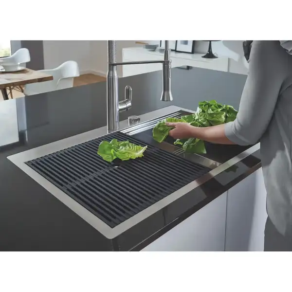 Мийка кухонна Grohe EX Sink K1000 (подвійне крило зліва) (31581SD0)