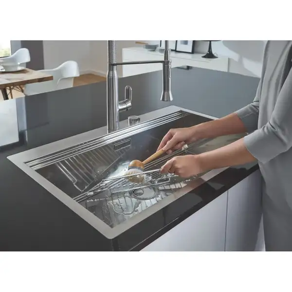 Мийка кухонна Grohe EX Sink K1000 (подвійне крило зліва) (31581SD0)
