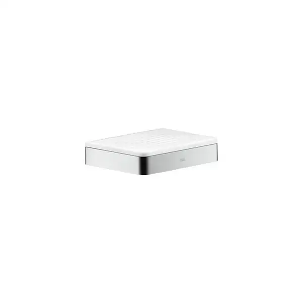 Мыльница Axor Universal Accessories (цвет - хром/стекло матовое) (42803000) фото 1 Aquada.com.ua