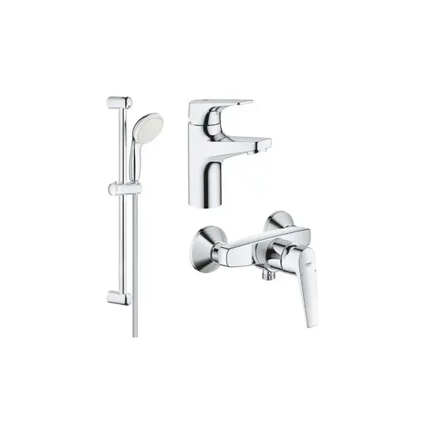 Grohe Комплект смесителей BauFlow 3 в 1 для душа (121630S) (121630S) фото 1 Aquada.com.ua