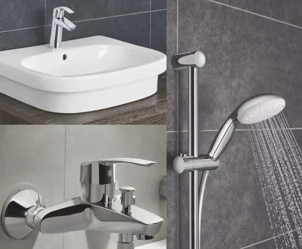 Набір змішувачів Grohe Eurosmart M-Size для ванної кімнати (123246M)
