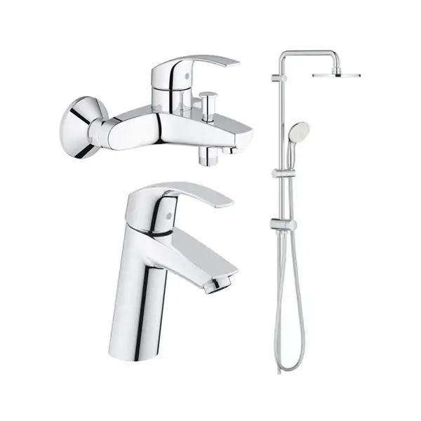 Grohe Набор смесителей для ванны с душевой системой Eurosmart (12324TS)