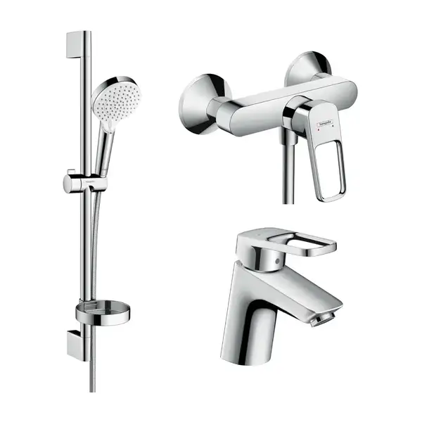 HANSGROHE Набор смесителей для душа, умывальник Logis Loop  70 (1052019) фото 1 Aquada.com.ua