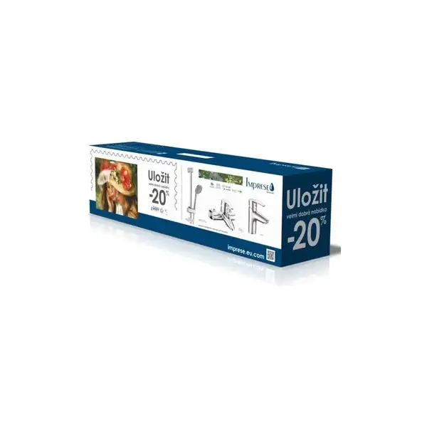 IMPRESE Набор смесителей для ванны (3 в 1) kit20080 фото 8 Aquada.com.ua