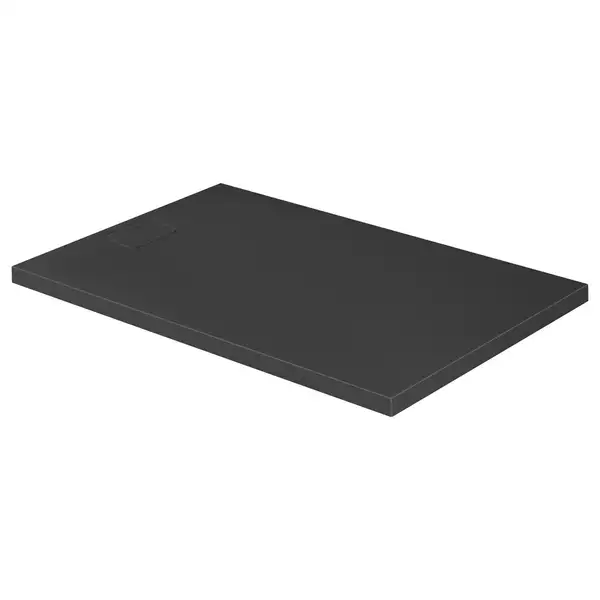 Душевой поддон 140 х 100 х 5 см Duravit Stonetto, антрацит (720170680000000) фото 1 Aquada.com.ua