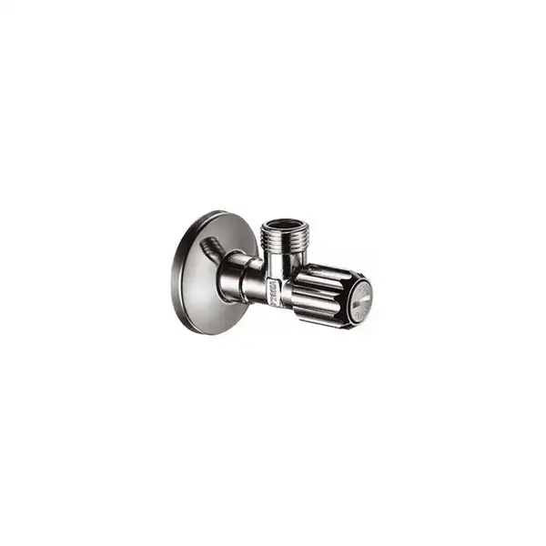 Вентиль угловой с микрофильтром Hansgrohe (цвет - хром) (13904000) фото 1 Aquada.com.ua