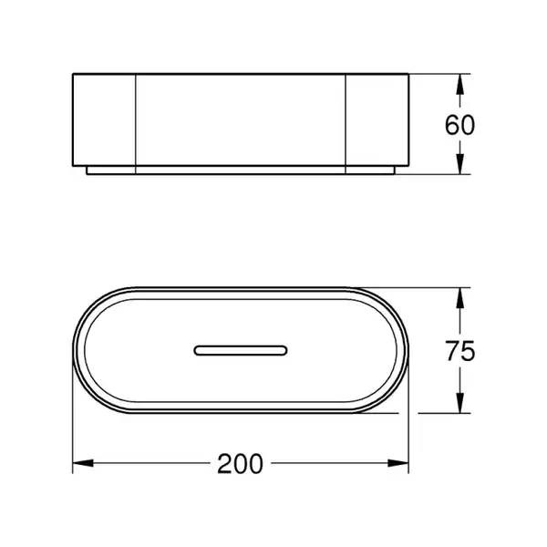 Полиця для ванної кімнати Grohe Selection (41037000)