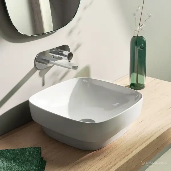 Раковина накладная на столешницу Catalano Green Lux 40 x 40 см (140AGRLX00) фото 2 Aquada.com.ua