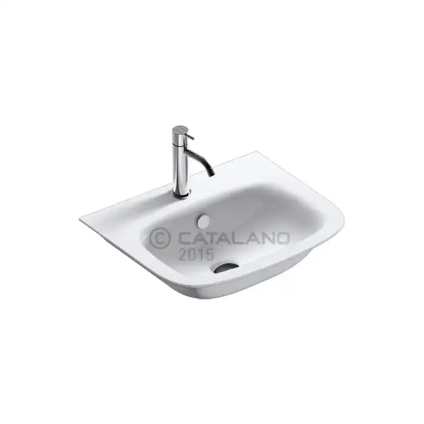 Раковина подвесная Catalano Green One 55 х 45см (155GRON00) фото 1 Aquada.com.ua