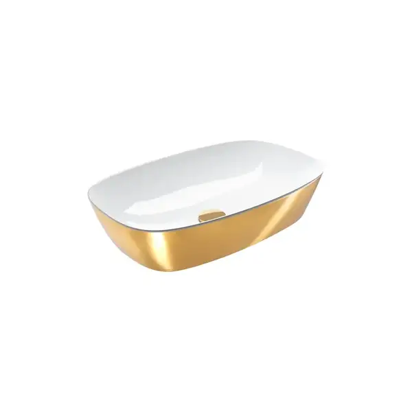 Раковина накладная на столешницу Catalano Gold & Silver 60 х 40 см (160APGRLXBO) фото 1 Aquada.com.ua