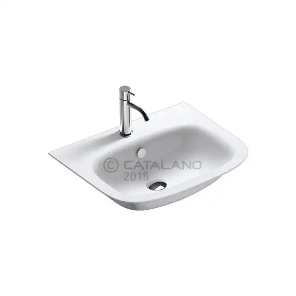 Раковина подвесная Catalano Green One 60 х 47,5 см (160GRON00) фото 1 Aquada.com.ua