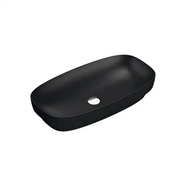 Раковина накладная на столешницу Catalano Сolori Satin black 75 х 40 см (175AGRLXNS) фото 1 Aquada.com.ua
