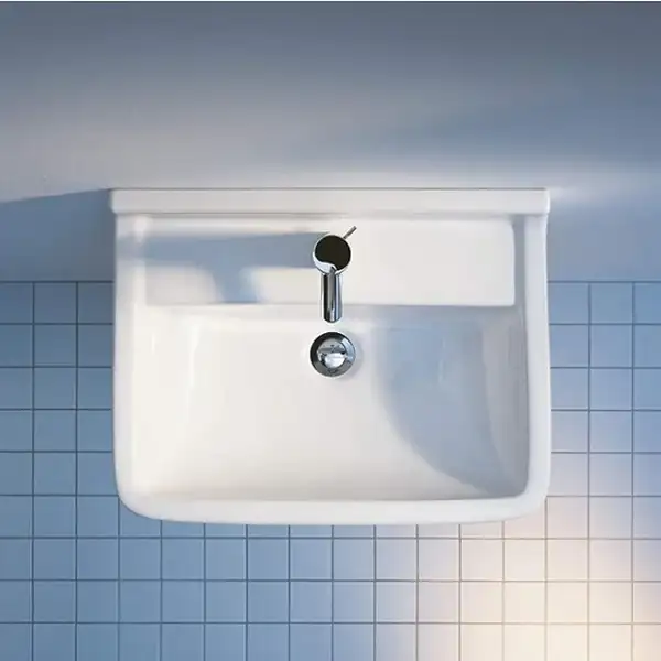 Раковина Duravit Starck 3 60х45 см (с 3 отв. под смеситель) (0300600030) фото 4 Aquada.com.ua