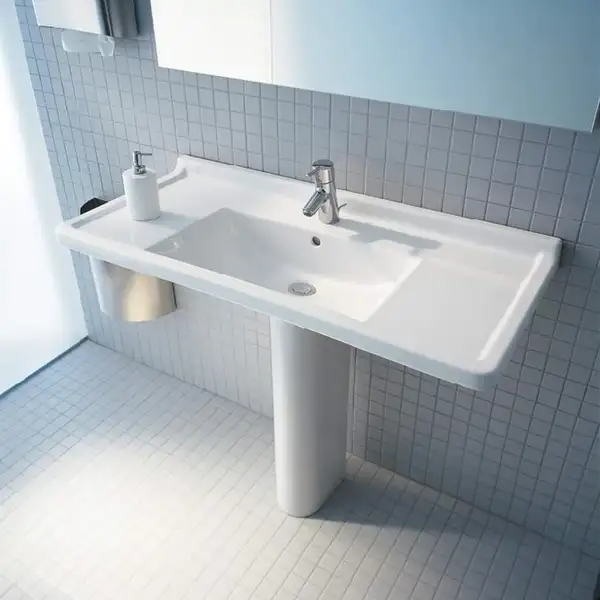 Раковина Duravit Starck 3 105х48,5 см (с переливом) (0304100000) фото 3 Aquada.com.ua