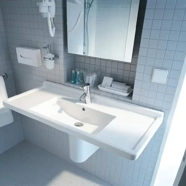 Раковина Duravit Starck 3 105х48,5 см (с переливом) (0304100000) фото 4 Aquada.com.ua