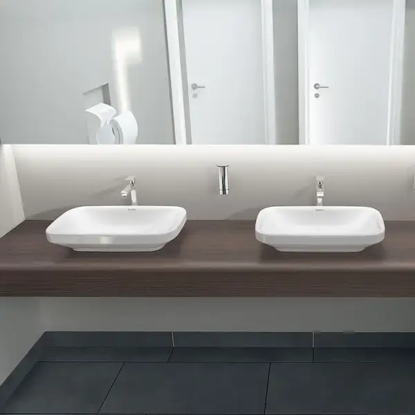 Раковина накладная на столешницу Duravit DuraStyle 43 х 43 см (0349430000) фото 2 Aquada.com.ua