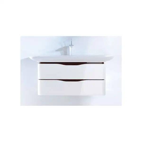 Раковина Duravit Pura Vida 100х52,5 см (с 3 отв. под смеситель) (0371100030) фото 2 Aquada.com.ua