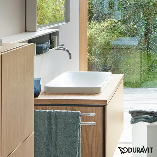 Раковина встраиваемая в столешницу Duravit P3 Comforts 550 х 360 мм (0377550000) фото 2 Aquada.com.ua