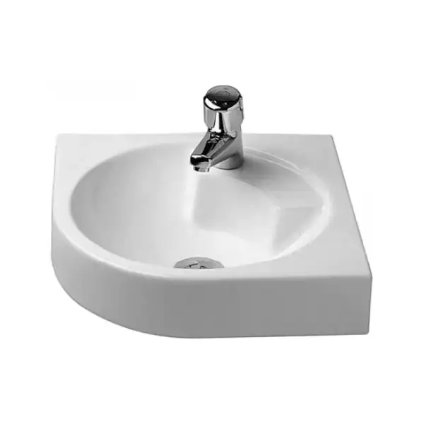 Угловой умывальник Duravit Architec, с 1 отверстием для смесителя (0448450000) фото 1 Aquada.com.ua