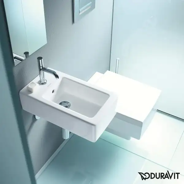 Раковина Duravit Vero 45х25 см (0702250000) фото 3 Aquada.com.ua