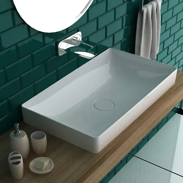 Раковина накладная на столешницу Duravit DuraSquare 60 х 34,5 см (2355600000) фото 3 Aquada.com.ua