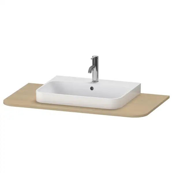 Консоль с 1 одним вырезом Duravit Happy D.2 Plus 100 х 55 см, дуб средиземноморский (HP031E07171) фото 1 Aquada.com.ua