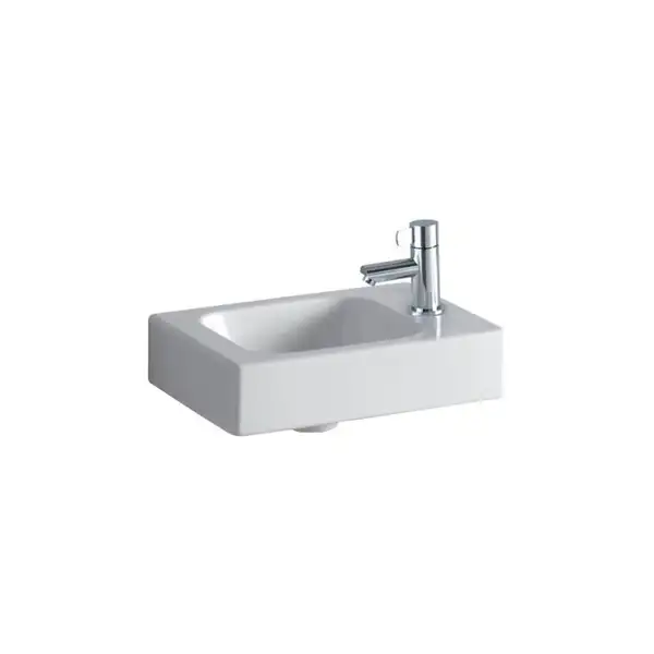 Мини-раковина, отв. для смесителя слева Geberit iCon xs 380 х 280 мм (124736000) фото 1 Aquada.com.ua