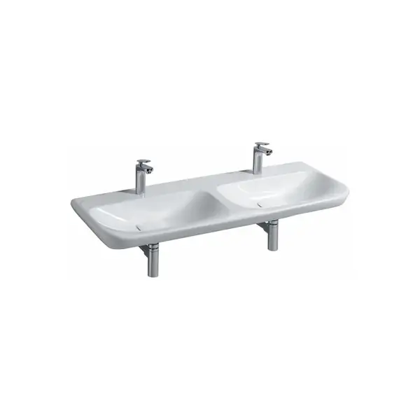 Раковина двойная Geberit myDay 130 х 480 мм с покрытием KeraTect (135430600) фото 1 Aquada.com.ua
