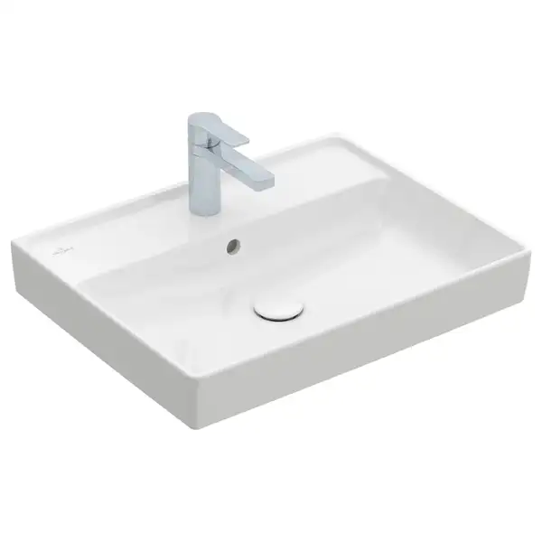Раковина подвесая 60 х 47 см Villeroy & Boch Collaro (альпийский белый, без перелива) (4A336101) фото 1 Aquada.com.ua