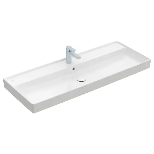 Раковина мебельная 120 х 47 см Villeroy & Boch Collaro (альпийский белый, без перелива) (4A33C201) фото 1 Aquada.com.ua