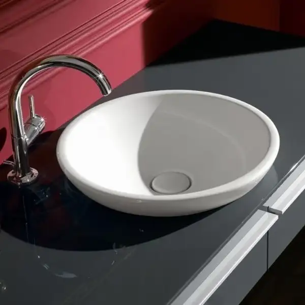 Раковина накладная на столешницу Villeroy & Boch Loop & Friends d=38 см (51480101) фото 2 Aquada.com.ua