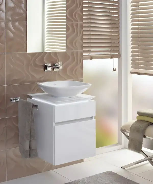 Раковина накладная на столешницу Villeroy & Boch Loop & Friends 430 х 430 мм (51491101) фото 2 Aquada.com.ua