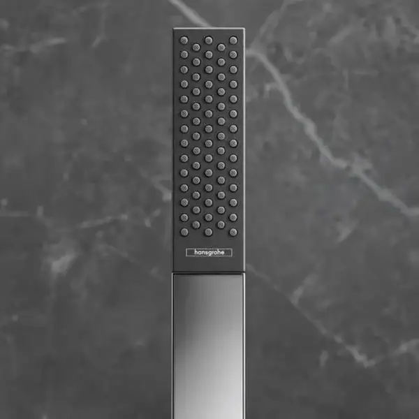 Лейка для душа "палочка" Hansgrohe Rainfinity (цвет - хром/чёрный), 1 вид струи (26866000) фото 3 Aquada.com.ua