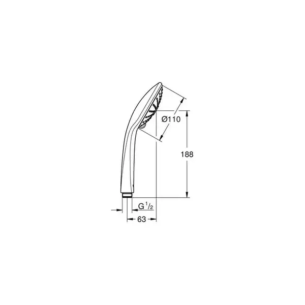 GROHE Ручной душ EUPHORIA (27239000) фото 2 Aquada.com.ua