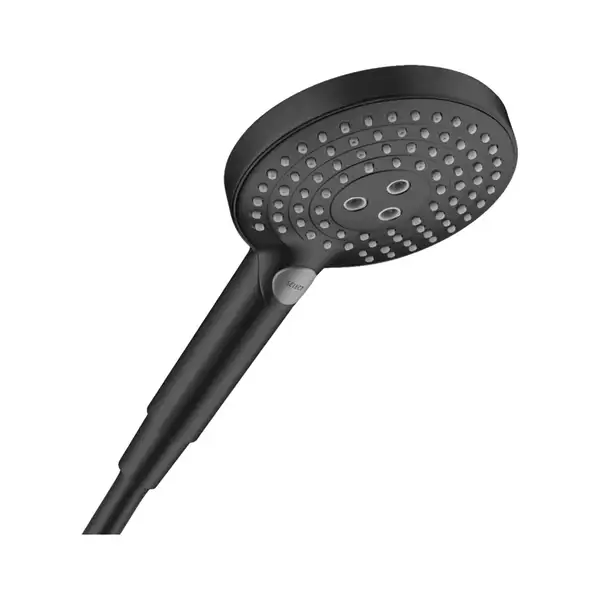 Лейка для душа Hansgrohe Raindance Select S 120 (цвет - чёрный матовый), 3 вида струи (26530670) фото 1 Aquada.com.ua