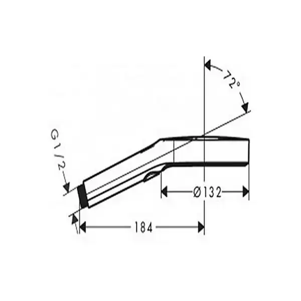 Ручний душ, Hansgrohe Rainfinity 130 3jet, Matt White (26864700)