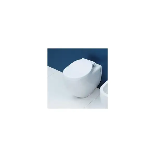 Сиденье для унитаза Flaminia Io IOCW04 белое (IOCW04) фото 1 Aquada.com.ua
