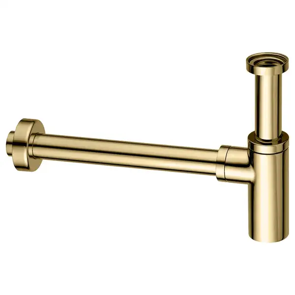 Сифон для раковины Paffoni Light (цвет - чёрный матовый) (ZACC240HG) фото 1 Aquada.com.ua