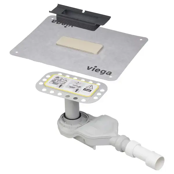 VIEGA Базовый элемент душевого лотка Advantix Cleviva (плоская модель) (794415) фото 1 Aquada.com.ua