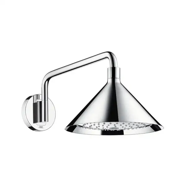 Верхний душ Axor Front 2 jet с держателем d=279 мм (26021000) фото 1 Aquada.com.ua