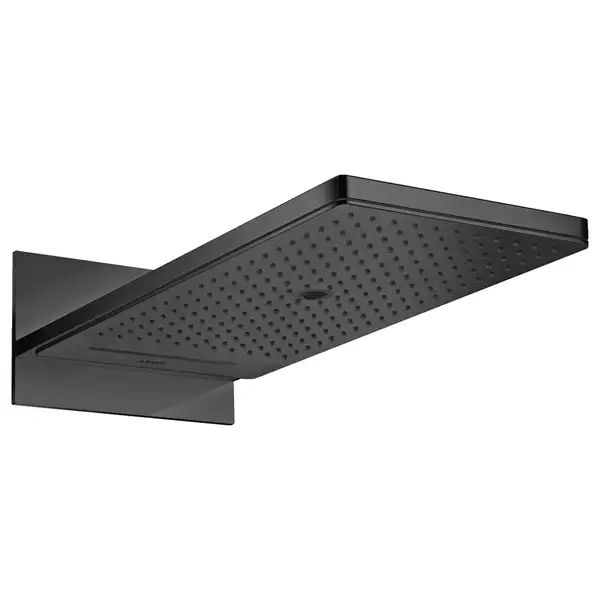 Верхний душ 580 х 250 мм Axor ShowerSolutions (цвет - satin black), 3 вида струи (35283350) фото 1 Aquada.com.ua