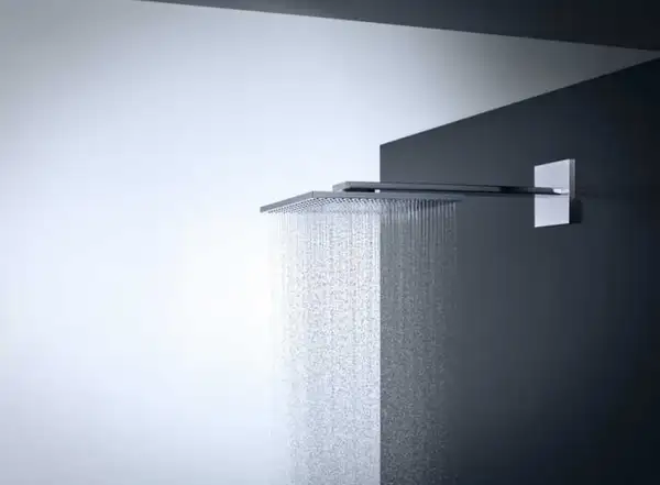 Верхний душ 300 х 300 мм с держателем Axor Overhead shower (цвет - хром), 2 типа струи (35318000) фото 4 Aquada.com.ua