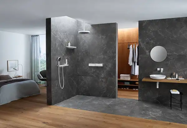 Верхний душ Ø 360 мм Hansgrohe Rainfinity, 1 тип струи (цвет - белый матовый) (26231700) фото 3 Aquada.com.ua