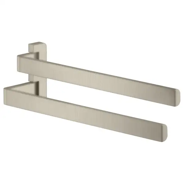 Двойной полотенцедержатель 409 мм Axor Universal Accessories, матовый никель (42821820) фото 1 Aquada.com.ua