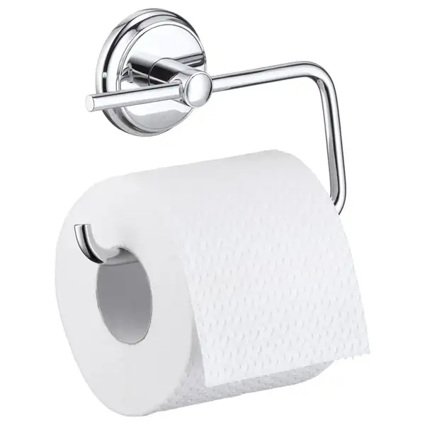 Бумагодержатель без крышки Hansgrohe Logis Classic (цвет - хром) (416260001) фото 1 Aquada.com.ua
