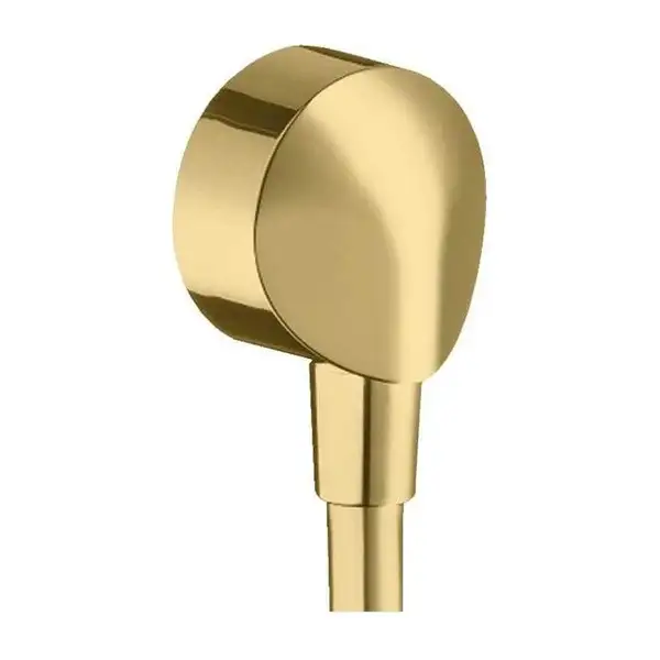Шланговое під'єднання Hansgrohe FixFit E без зворотного клапана, polished gold optic (27454990)