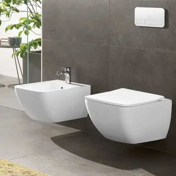 VILLEROY & BOCH VENTICELLO унитаз 37,5*56см Rimless, напольный, DirectFlush, цвет белый альпин С+ (4613R0R1) фото 2 Aquada.com.ua
